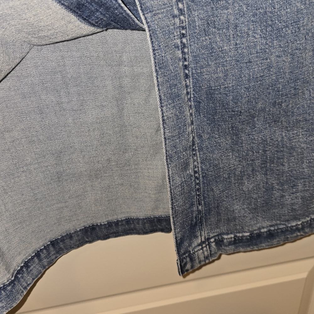 Denim Blue Skirt, Blue Jean Skirt, Womens skirt, Denim Skirt. Vera Wang skirt - Picture 7 of 7